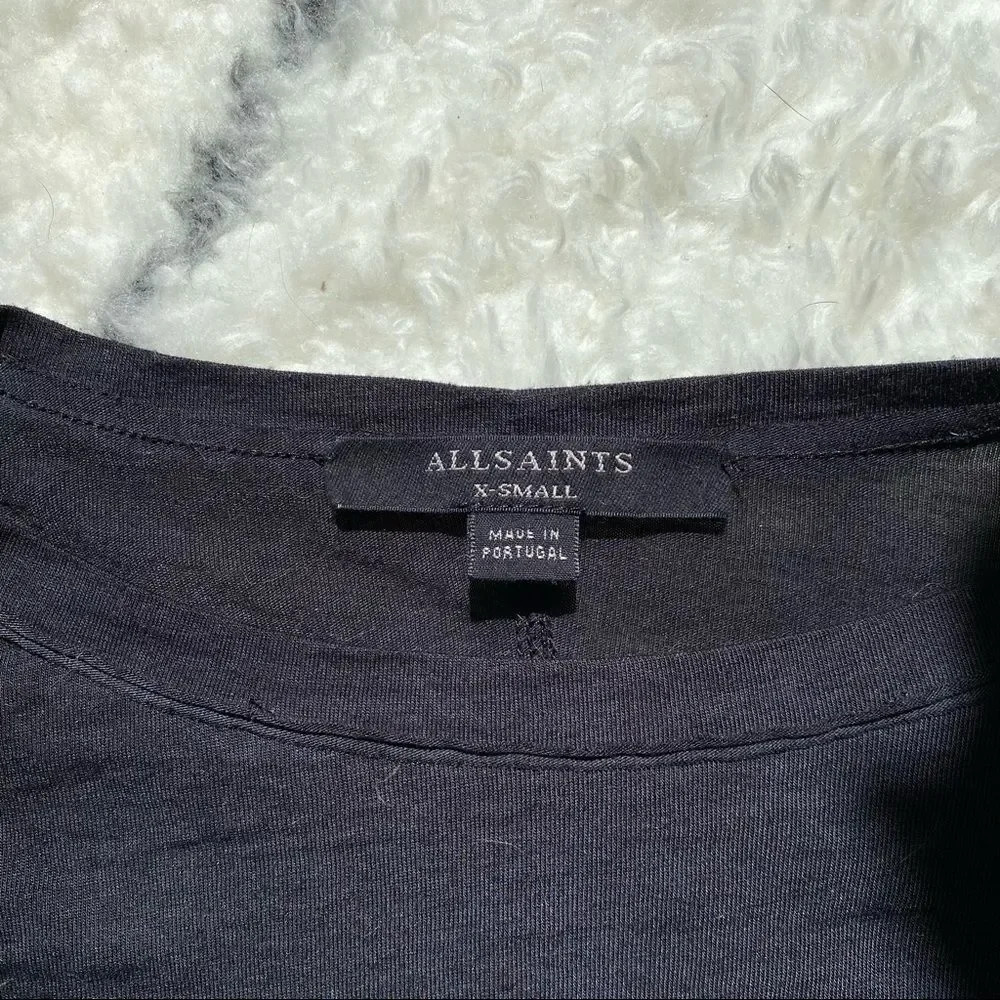 AllSaints Aino Shoulder Cut Out Top - Picture 8 of 8